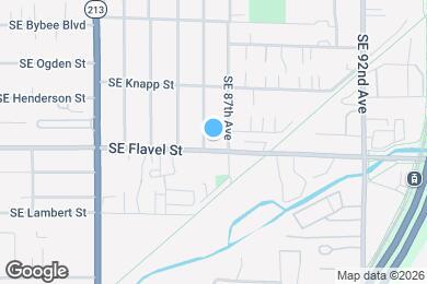 Map image of the property - 7446 SE 86th Ave