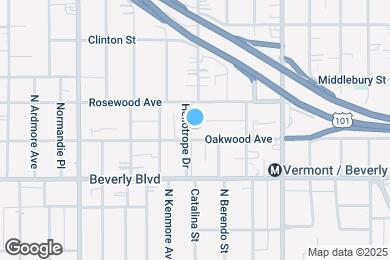 Map image of the property - 4075 Oakwood Ave