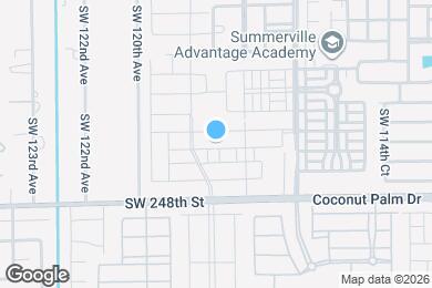Map image of the property - 11851 SW 246th Ter