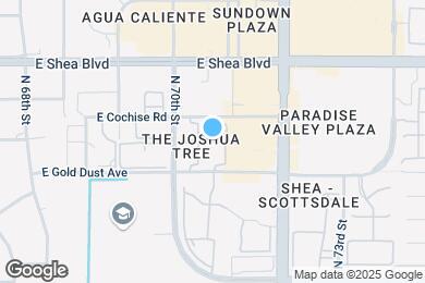 Map image of the property - 7008 E Gold Dust Ave