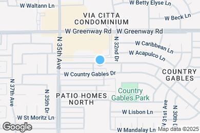 Map image of the property - 3319 W Port Au Prince Ln