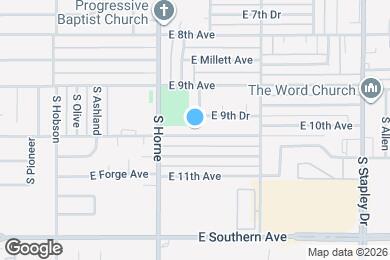 Map image of the property - 844 E 10th Ave