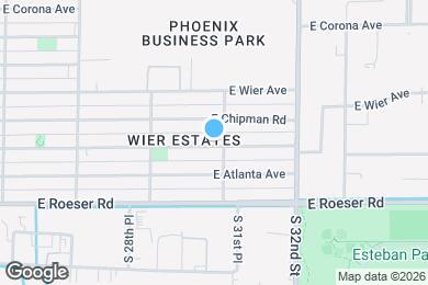 Map image of the property - 2956 E Mobile Ln