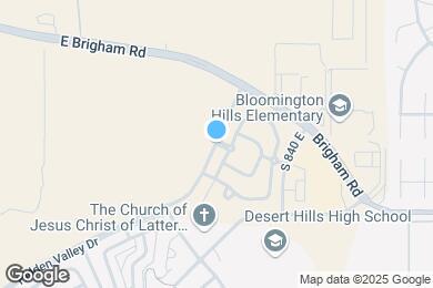 Map image of the property - 3155 S Hidden Valley Dr