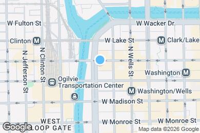Map image of the property - 123 N Wacker Dr