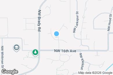 Map image of the property - 1727 NW Ogden St