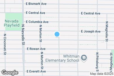Map image of the property - 1327 E Nebraska Ave
