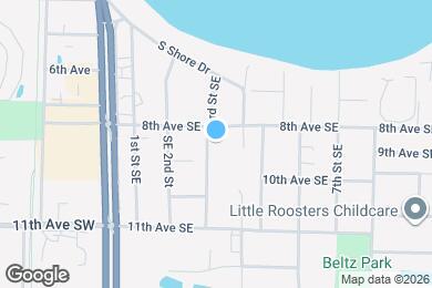 Map image of the property - 831 3rd St SE