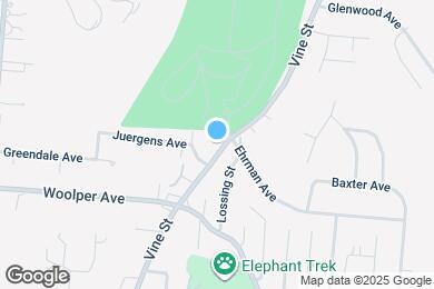 Map image of the property - 3693 Vine St