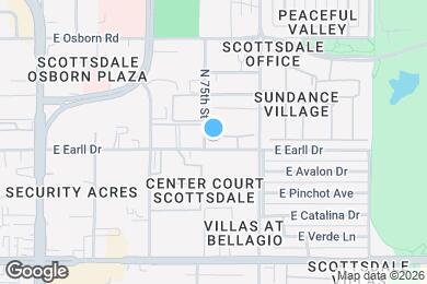 Map image of the property - 7508 E Earll Dr