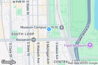 Map image of the property - 1119 S Michigan Ave