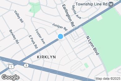 Map image of the property - 241 E Township Line Rd