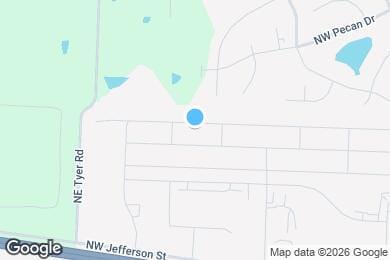 Map image of the property - 1415 NW Hilltop Ln