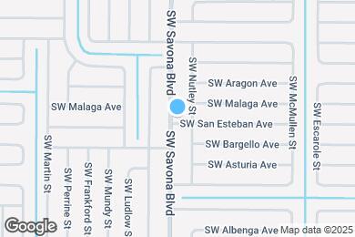 Map image of the property - 1281 SW San Esteban Ave