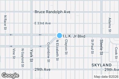 Map image of the property - 3136 N Elizabeth St
