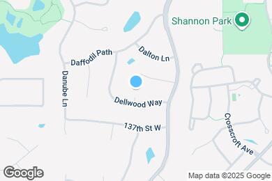 Map image of the property - 13537 Dellwood Ct