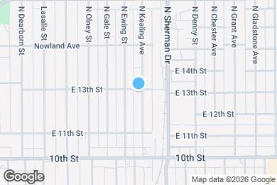 Map image of the property - 1230 N Kealing Ave