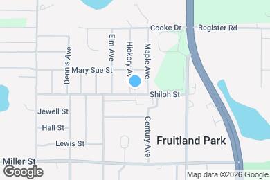 Map image of the property - 701 Hickory Ave