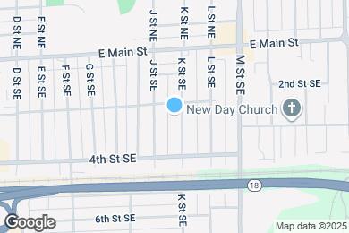 Map image of the property - 211 K St SE