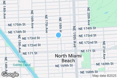 Map image of the property - 1790 NE 173rd St