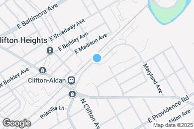 Map image of the property - 106 W Maryland Ave