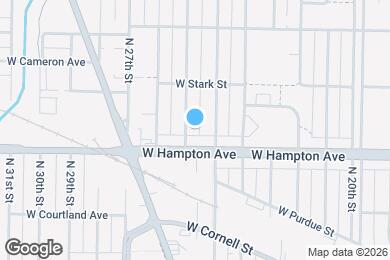 Map image of the property - 4824 N 25th St