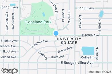 Map image of the property - 1823 E 109th Ave