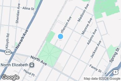 Map image of the property - 921 Jefferson Ave