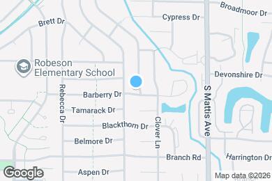 Map image of the property - 2009 Crescent Dr