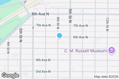 Map image of the property - 800 6th Ave N
