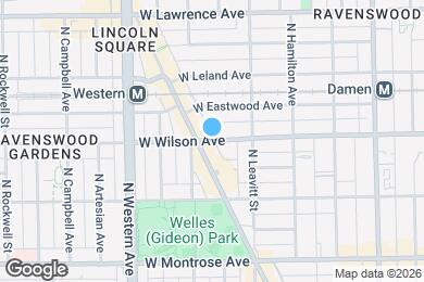 Map image of the property - 2226 W Wilson Ave