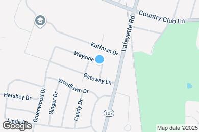Map image of the property - 107 Wayside Dr