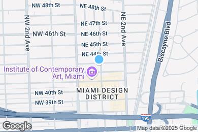 Map image of the property - 4222 NE 1st Ave