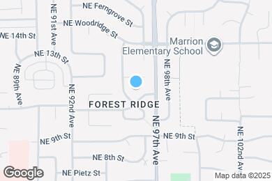 Map image of the property - 9602 NE 11th St