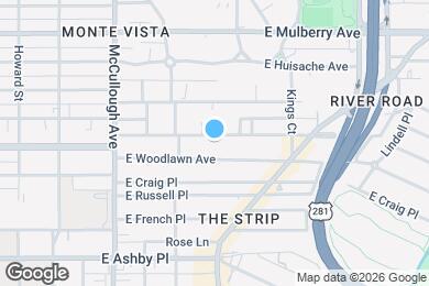 Map image of the property - 510 E Mistletoe Ave