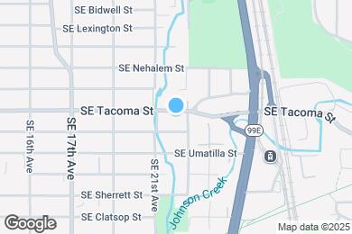 Map image of the property - 2204 SE Tacoma St