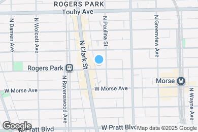 Map image of the property - 1712 W Lunt Ave