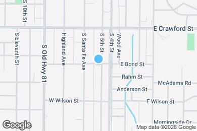 Map image of the property - 800 S 5th St