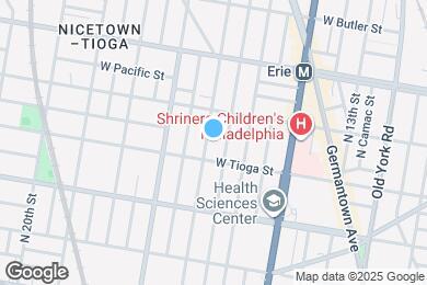 Map image of the property - 3517 N 16th St