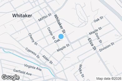 Map image of the property - 416 Oak St