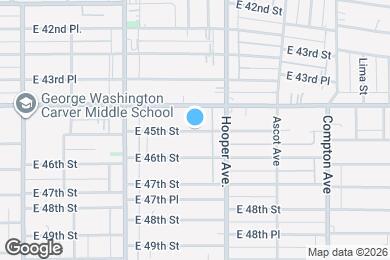 Map image of the property - 1229 E 45th St