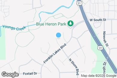 Map image of the property - 421 N Shore Ct