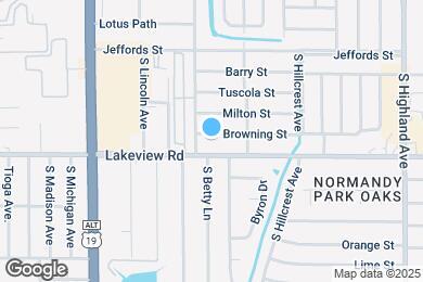Map image of the property - 1315 Browning St