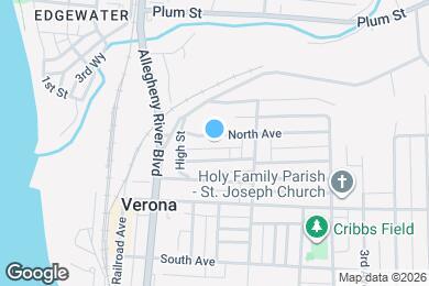 Map image of the property - 432 North Ave