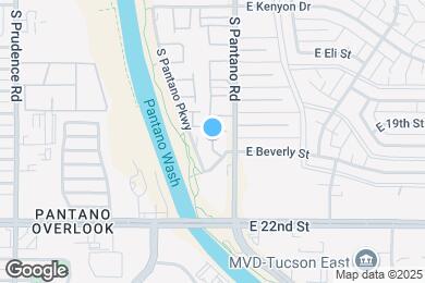 Map image of the property - 982 S Pantano Rd