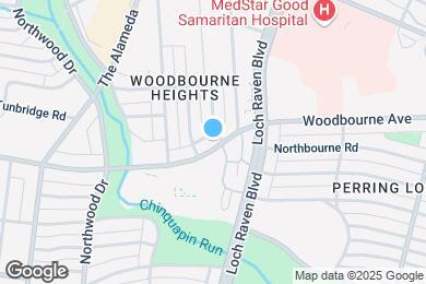 Map image of the property - 1330 Woodbourne Ave