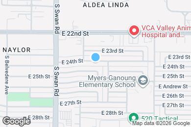 Map image of the property - 4832 E 24th St