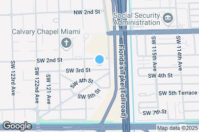Map image of the property - 11845 SW 3rd St