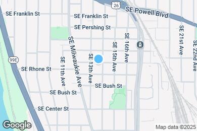 Map image of the property - 1330 SE Lafayette St