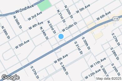 Map image of the property - 2308 W 6th Ave
